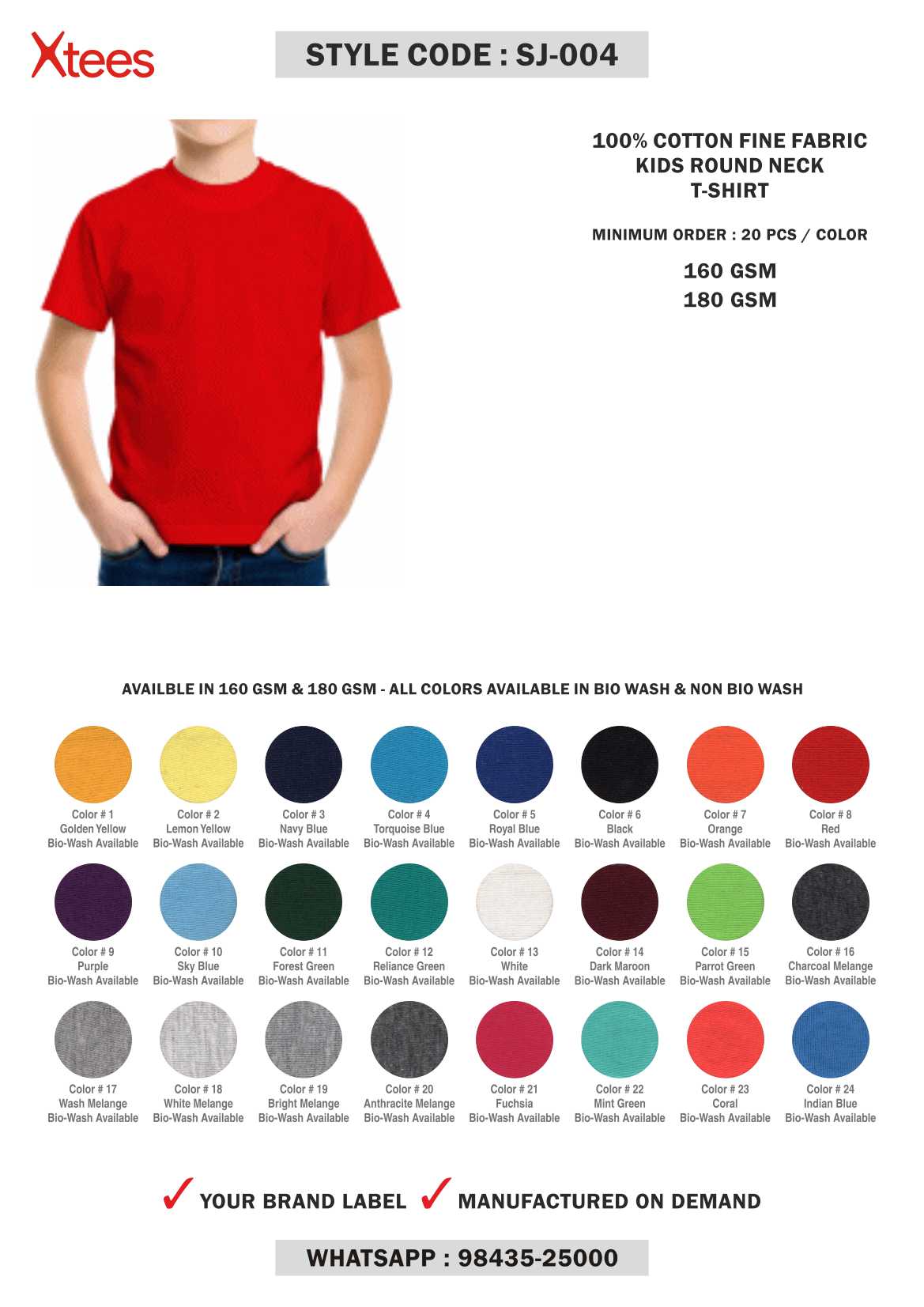 Bulk Plain T-shirts Wholesale - Collar Polos, Round Neck & Sweat Shirts