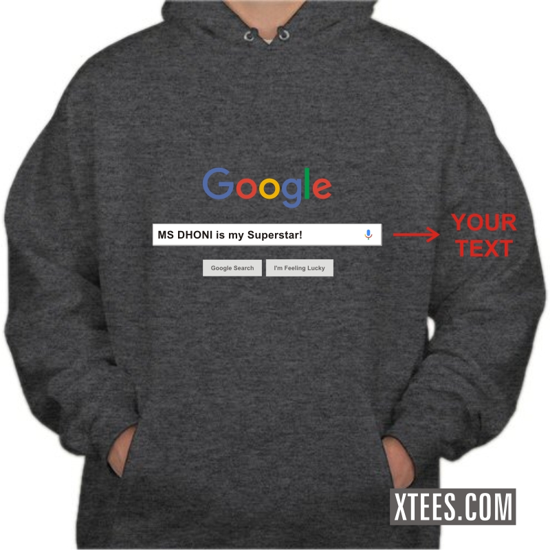 custom text hoodie