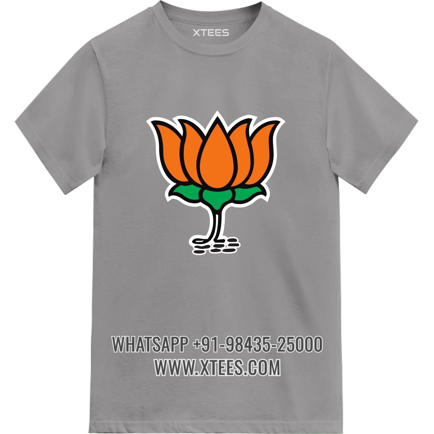 Bharatiya Janata Party Bjp Logo 2 Printed T-shirt image