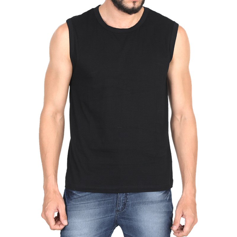 100% Cotton Black Plain Round Neck T-shirt | Xtees