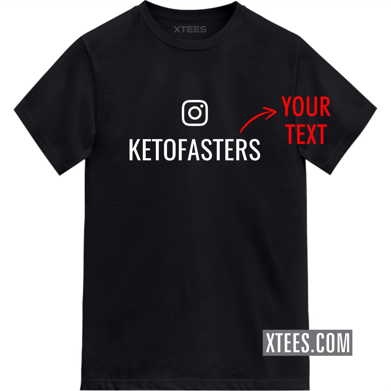 Custom Instagram Handle User Name T-shirt image Custom Instagram Handle User Name T-shirt image