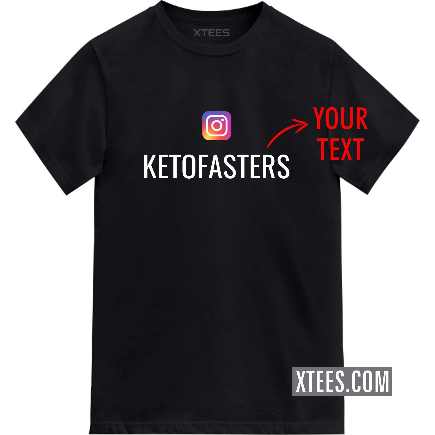 Custom Instagram User Name T-shirt Custom Instagram User Name T-shirt