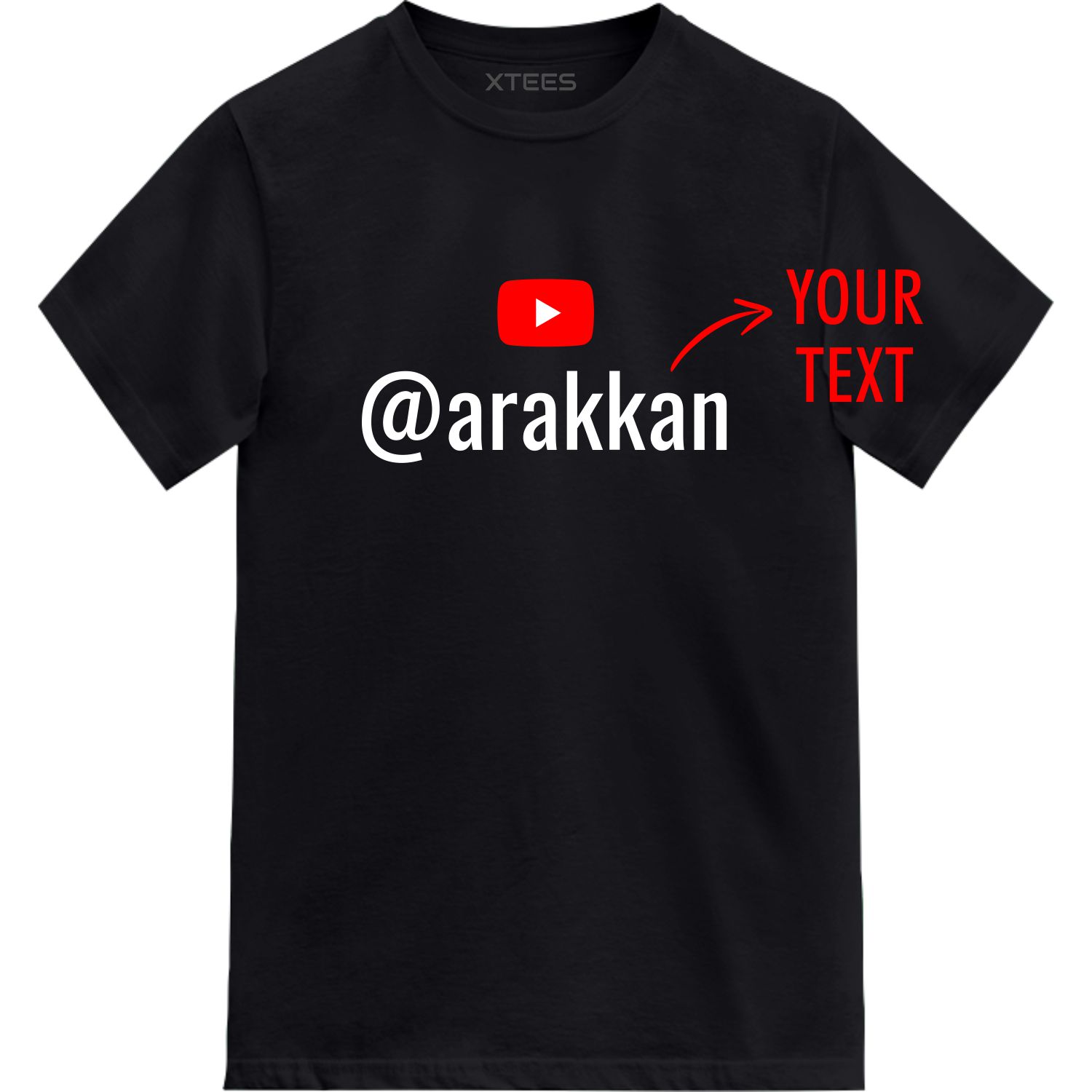 Custom Youtube Channel Name T-shirt image