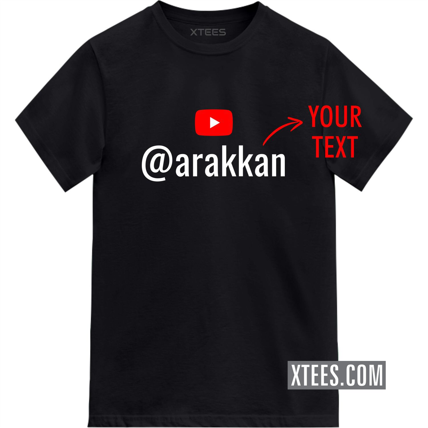 Custom Youtube Channel Name T-shirt image