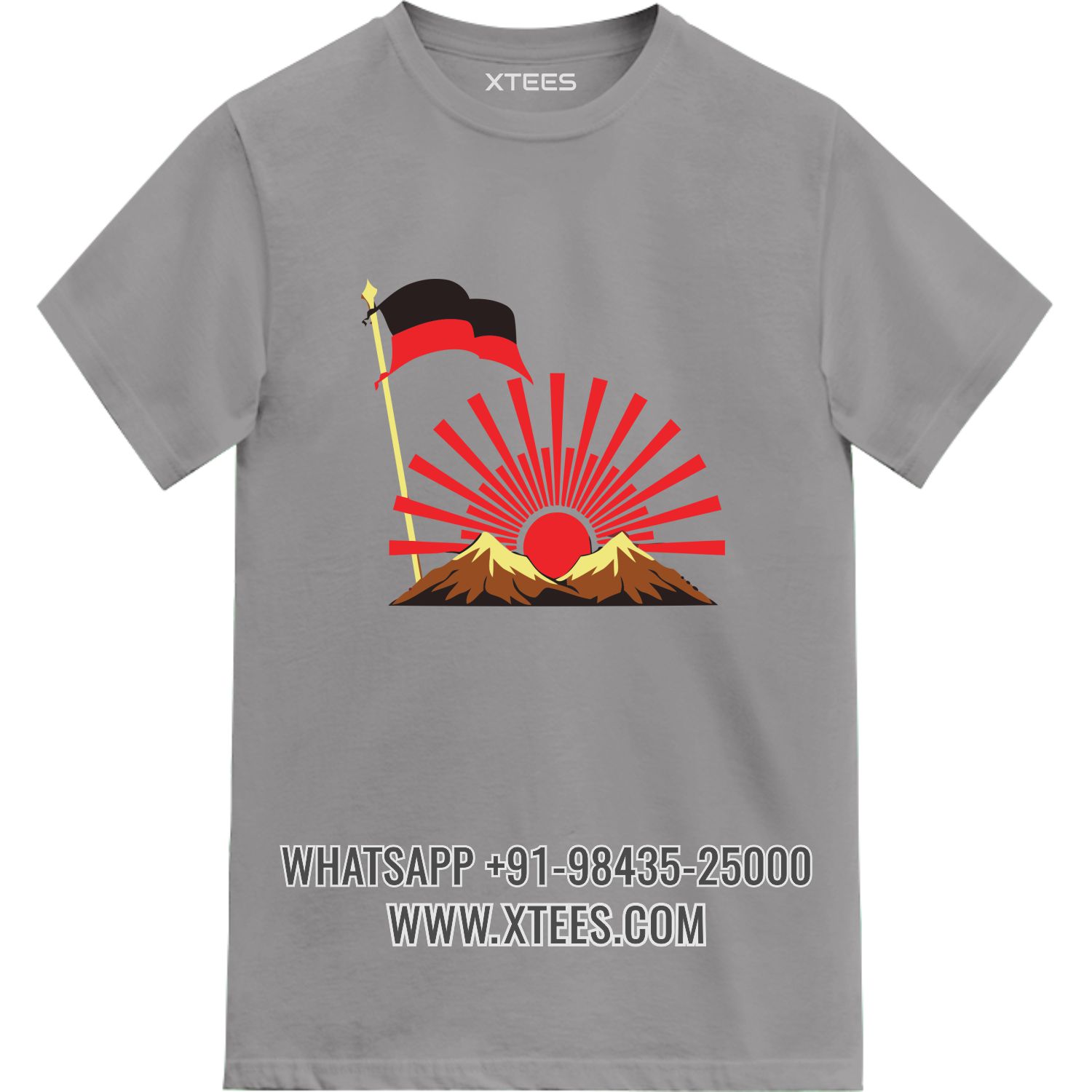 Dravida Munnetra Kazhagam Dmk Logo 1 Printed T-shirt image