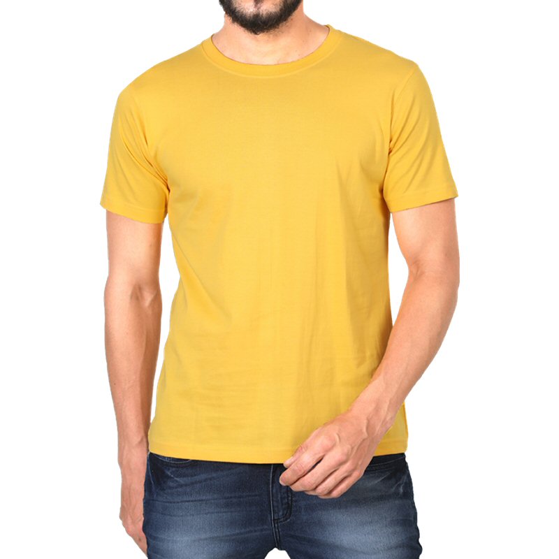 Yellow Crew Neck T-Shirt