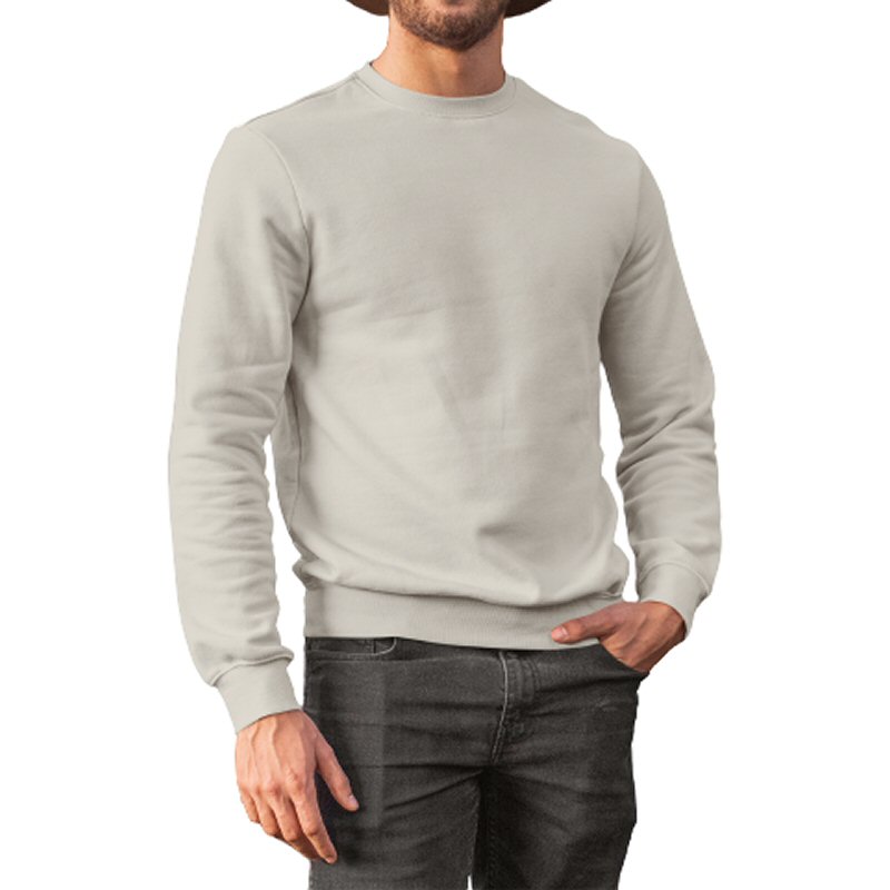 Buy Men Grey Solid Crew Neck Round Neck T-Shirts Online - 734724
