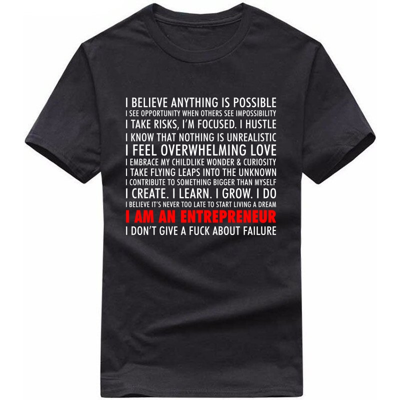 I Am An  Entrepreneur (explicit Version) : Entrepreneur & Startup T-shirt image