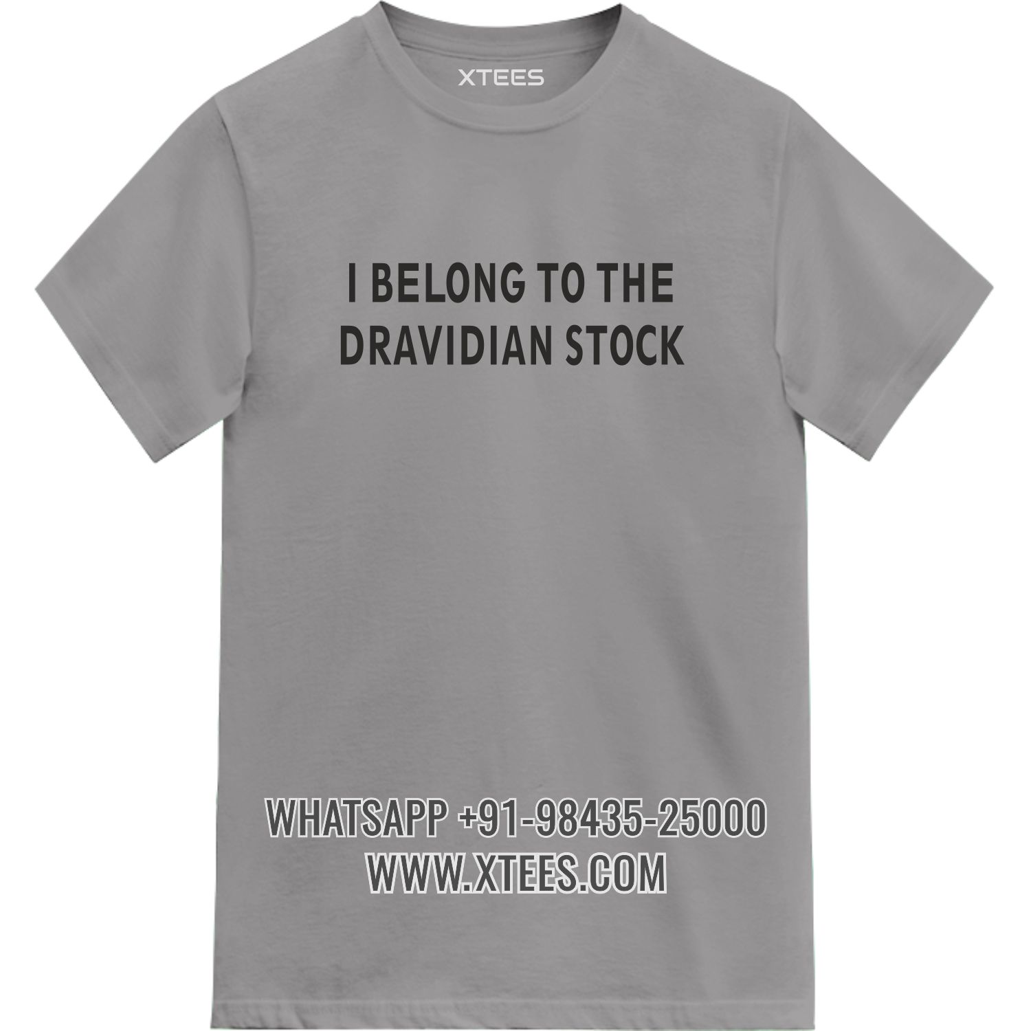 I Belong To The Dravidian Stock Dmk Quotes T-shirt India image