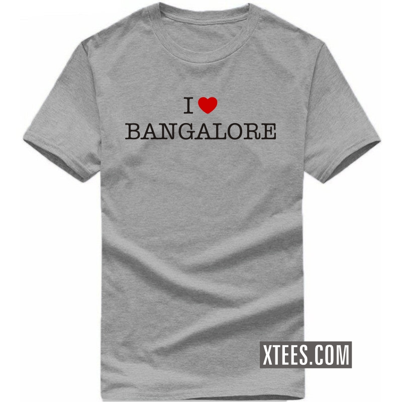 I Love Bangalore T Shirt image