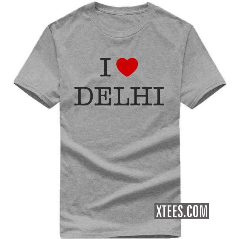 I Love Delhi T Shirt image