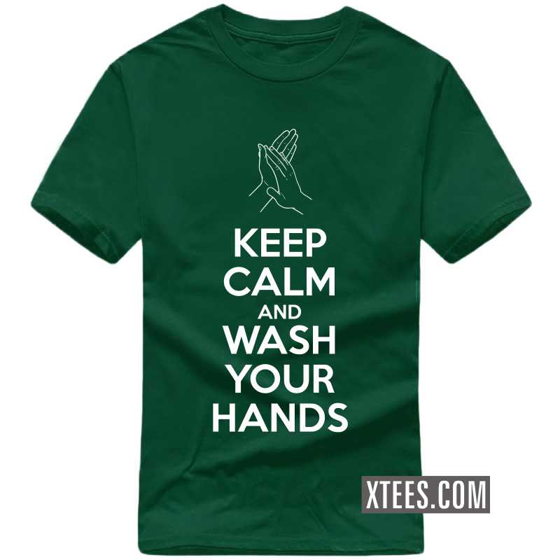 Keep Calm And Wash Your Hands T-shirt image