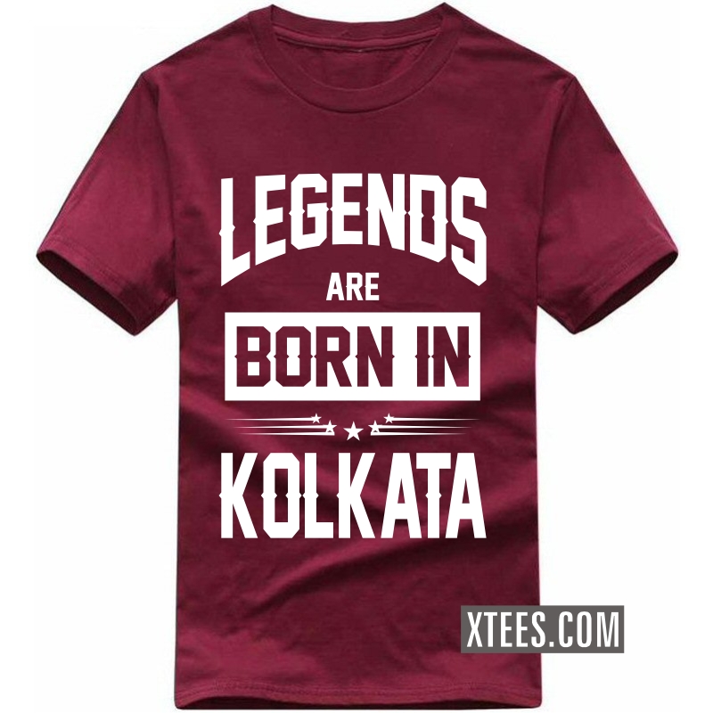 Legends Are Born In Kolkata T Shirt image