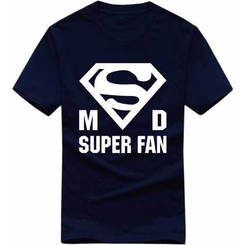 Msd Superfan Cricket Slogan T-shirts image