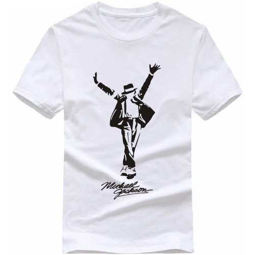 Michael Jackson - 2 Symbol Slogan T-shirts