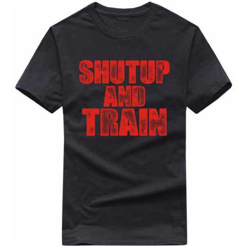 Shutup And Train Gym T-shirt India image