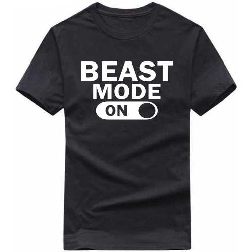 Beast Mode On Gym T-shirt India image