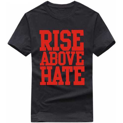 Rise Above Hate Gym T-shirt India image