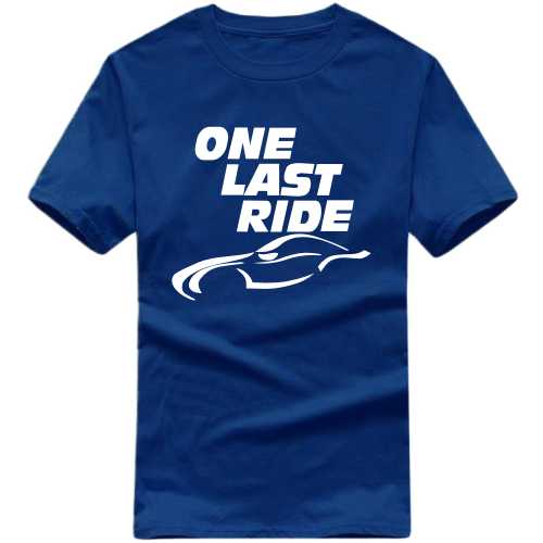 One Last Ride Biker T-shirt India image