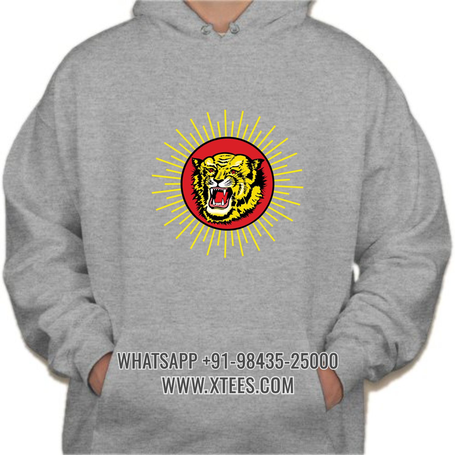 Naam Tamilar Katchi Ntk Logo Printed Hoodie image