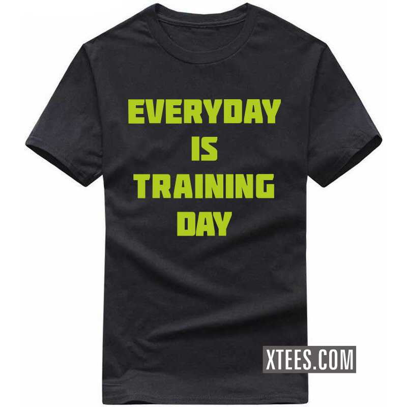 Everyday Is Training Day Gym T-shirt India image
