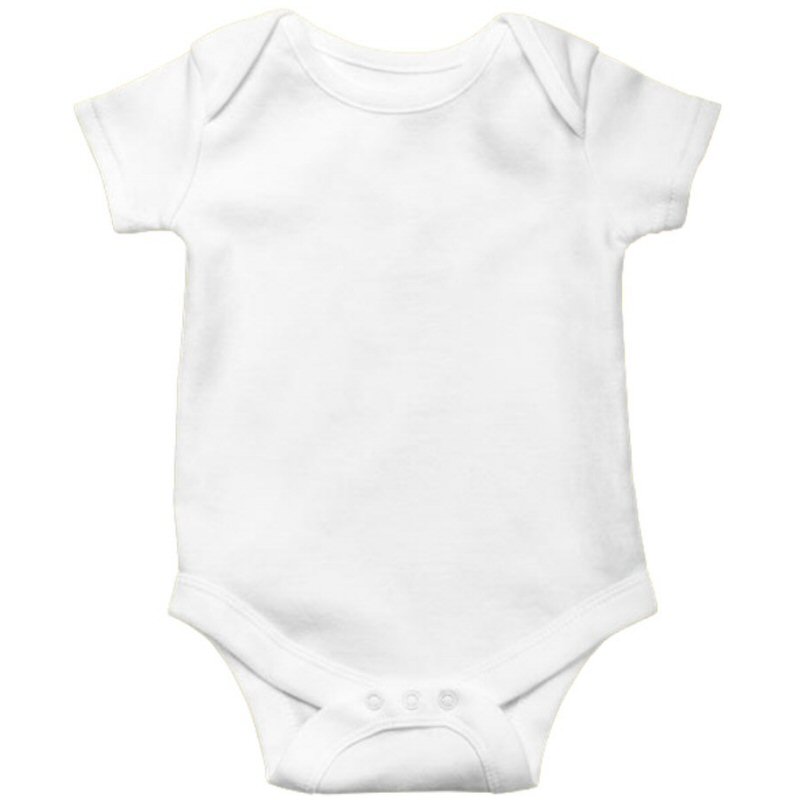 White Plain Baby Rompers image