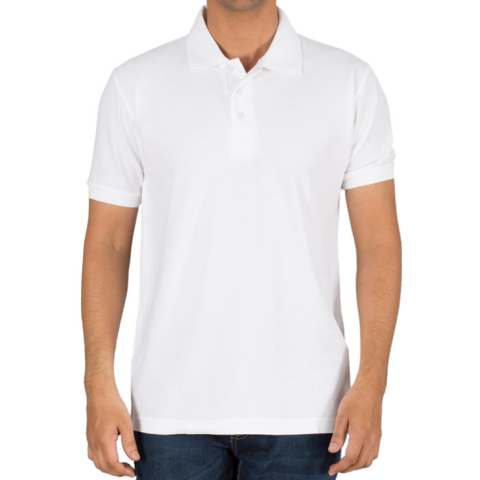 White Plain Collar Polo T-shirt | Xtees