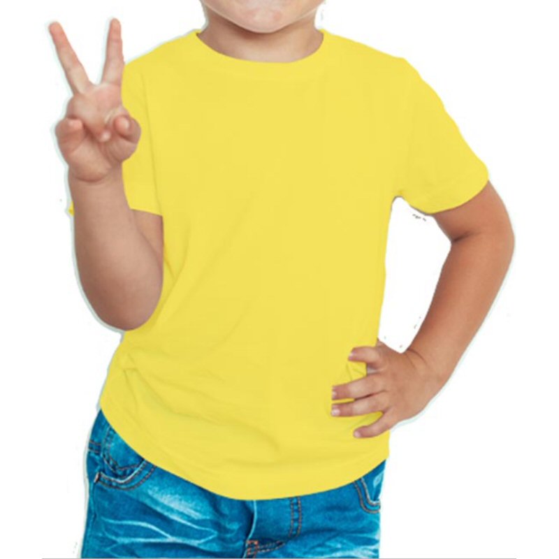 plain yellow t shirt for boys